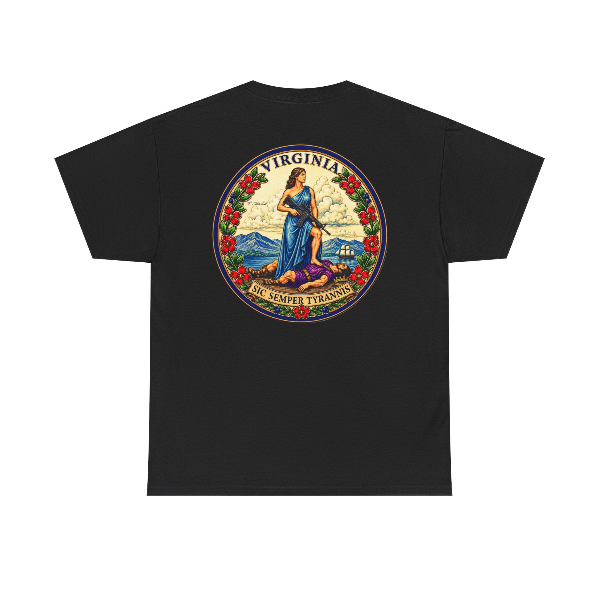 Sic Semper Tyrannis T-Shirt — 2A Virginia Tee